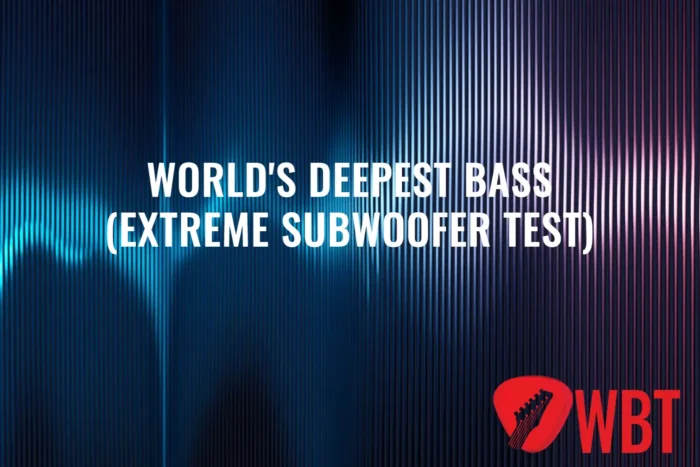 World's Deepest Bass (Extreme Subwoofer Test)